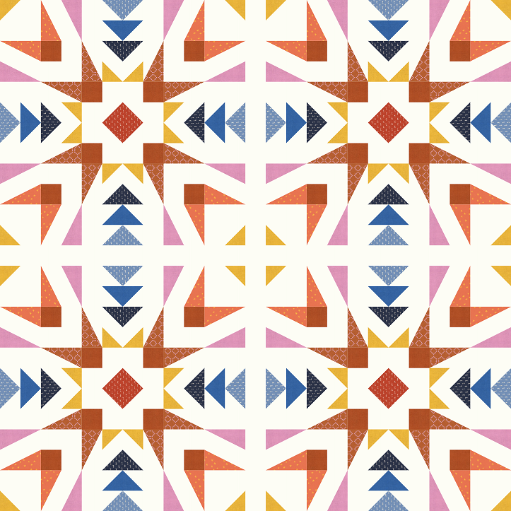 Mock-up a Hello Spring Quilt with any fabric