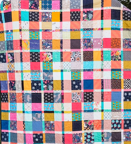 Mock-up a Plaid-ish Quilt with any fabric