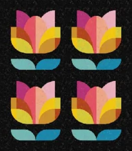Mock-up a Spring Equinox Quilt with any fabric